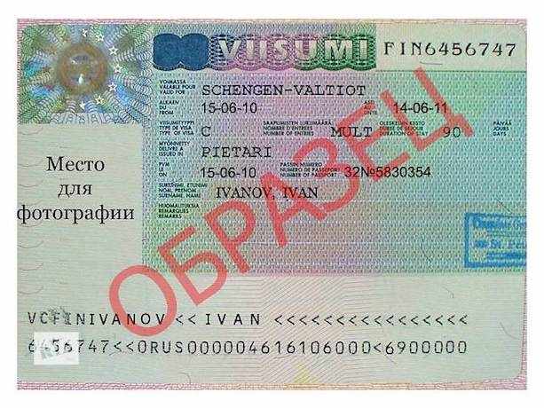 Как выглядит шенгенская виза