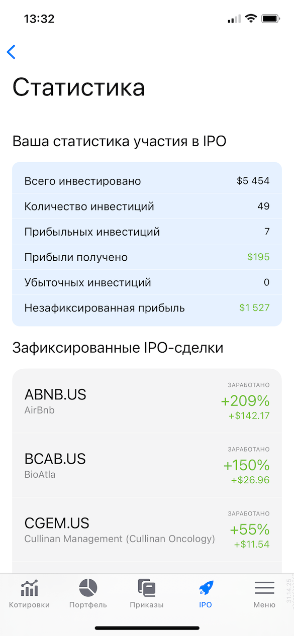 Сколько заработал на IPO